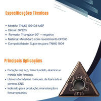 Inserto TNMG 160408-MSF OP1315 OKE - 10