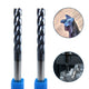 Kit Fresa MD Topo Reto 6mm 4 Cortes 45 Hrc 75 Longa 2 Un