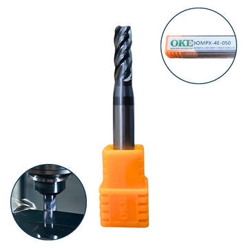 Fresa de Topo Reto MD OMPX 5mm 4c 62hrc Premium OKE