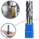 FRESA TOPO RETO HSS HT ANSI 2 CORTES CURTA 3/4 X 3.7/8