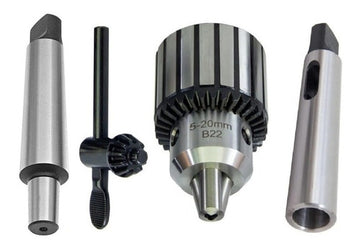 Mandril 3/4 Com Chave + Haste 2b22 + Bucha De Redução 3x2