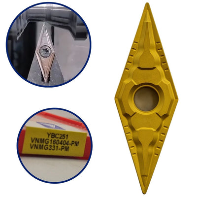 Inserto Pastilha VNMG 160404 - PM - YBC251