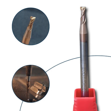 Fresa De Topo Reto MD 2,5mm 2c 55hrc.