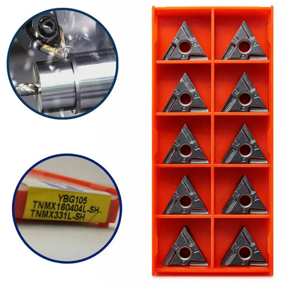 Inserto TNMX 160404L SH TNMX 331L SH YBG105 Diamond - 10 Uni