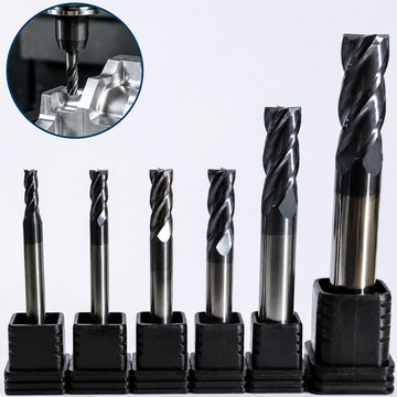 Kit Fresa MD Topo Reto 3,4,5,6,8,10mm 4 Cortes 45 Hrc.