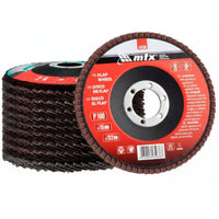 Disco Desbaste Tipo Flap Grão 100 115mmx22mm Mtx - 10 Pçs