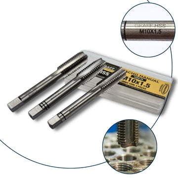 Jg Macho Manual HSS - M M10 x 1,5mm 3pçs GRAFF VANTAGE