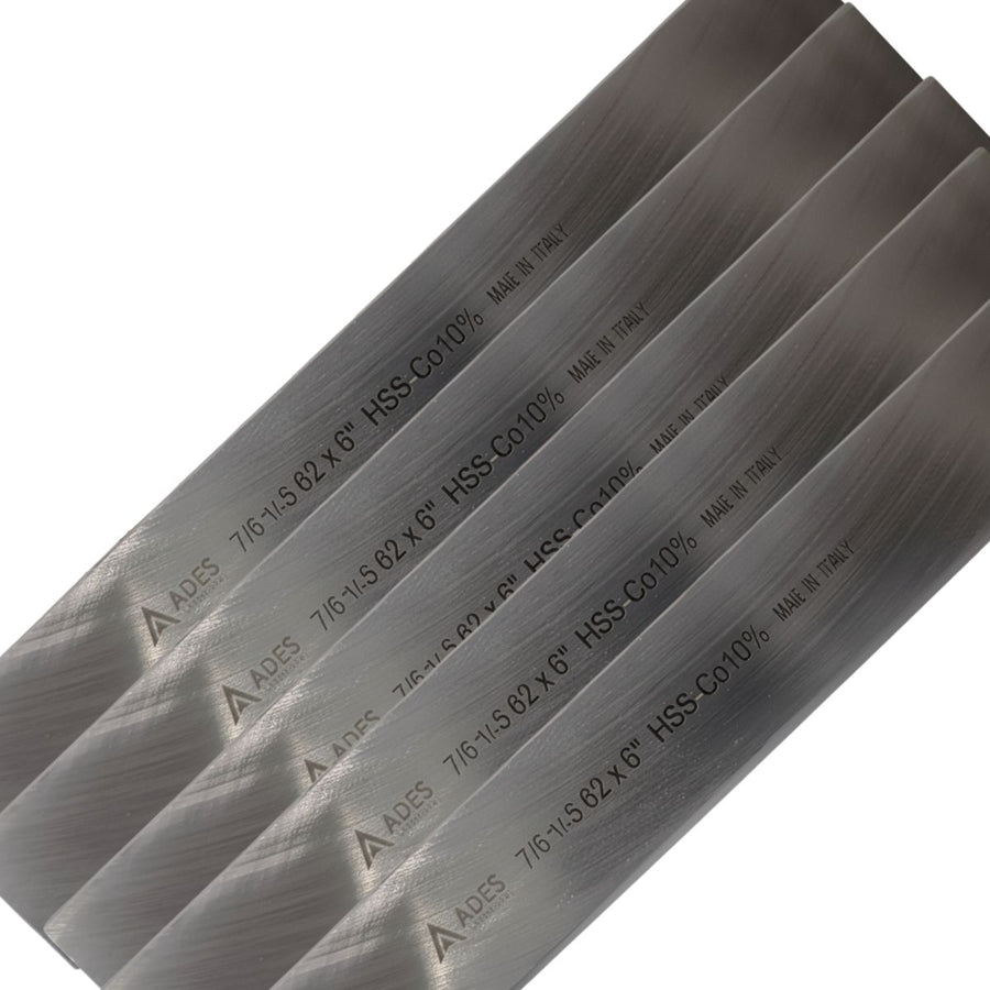 Kit 5 Bedames HSS-Co 10% 7/8 x 5/32 x 6 pol. ADES