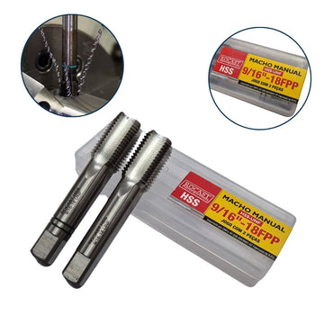 Jg Macho Manual HSS-UNF 9/16''-18FPP 2pçs Rocast