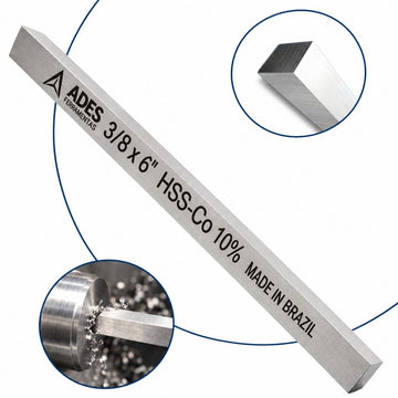 Bits Quadrado Hsco 10% Cobalto 3/8x6