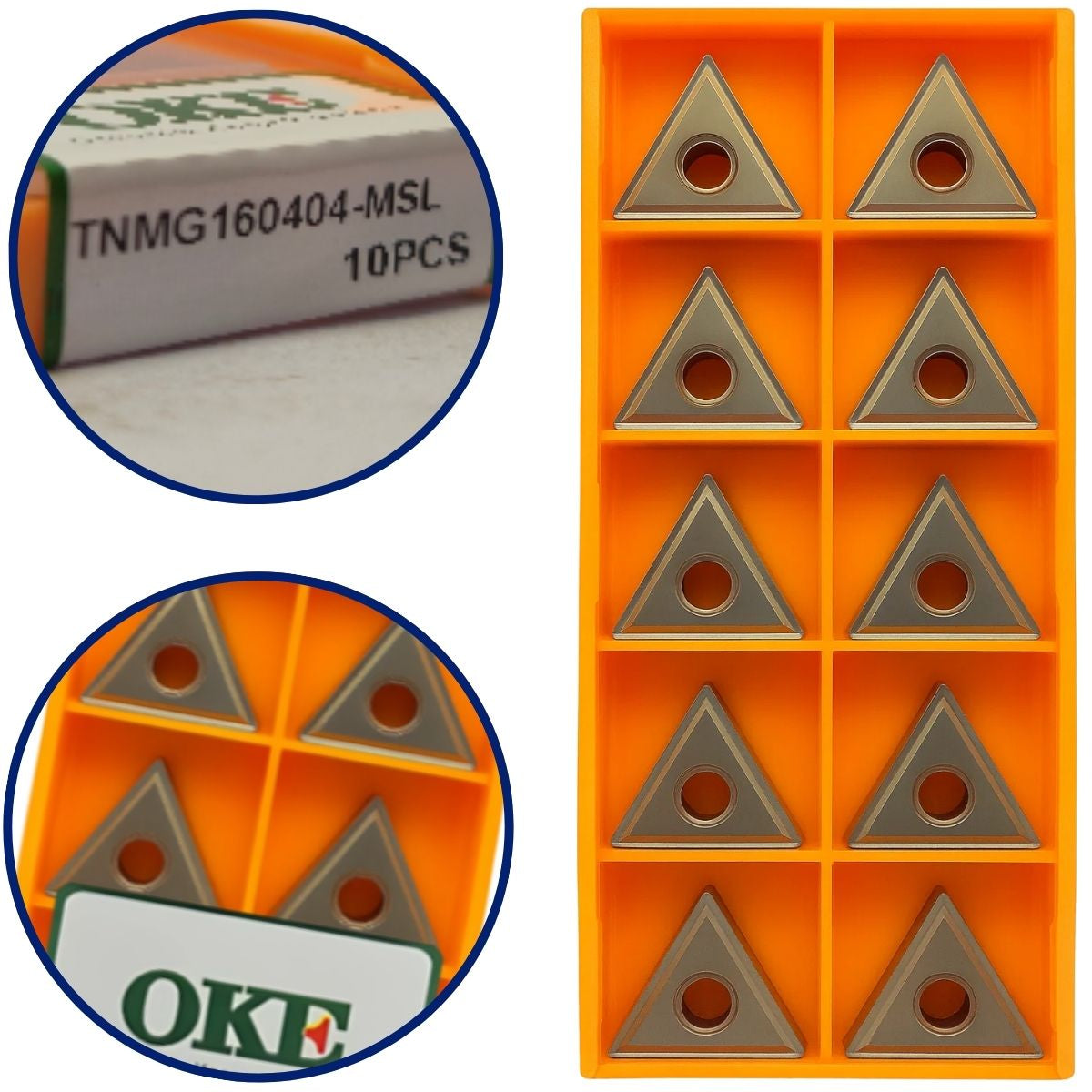 Inserto TNMG 160404 MSL YP1265 Oke - 1 unidade – FHG Ferramentas