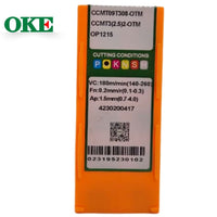 Inserto CCMT 09T308-OTM OP1215 OKE