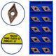 Inserto DNMG 150604 EF DNMG441 EF YBG205 - 10 Unidade