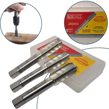 Jg Macho Manual HSS-UNC 3/4-10FPP 3pçs Rocast