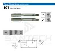 Jogo de  Macho Manual M101 Canal Reto M16x2 2pçs OSG